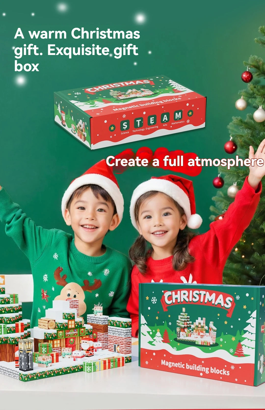 Christmas Magnetic Blocks
