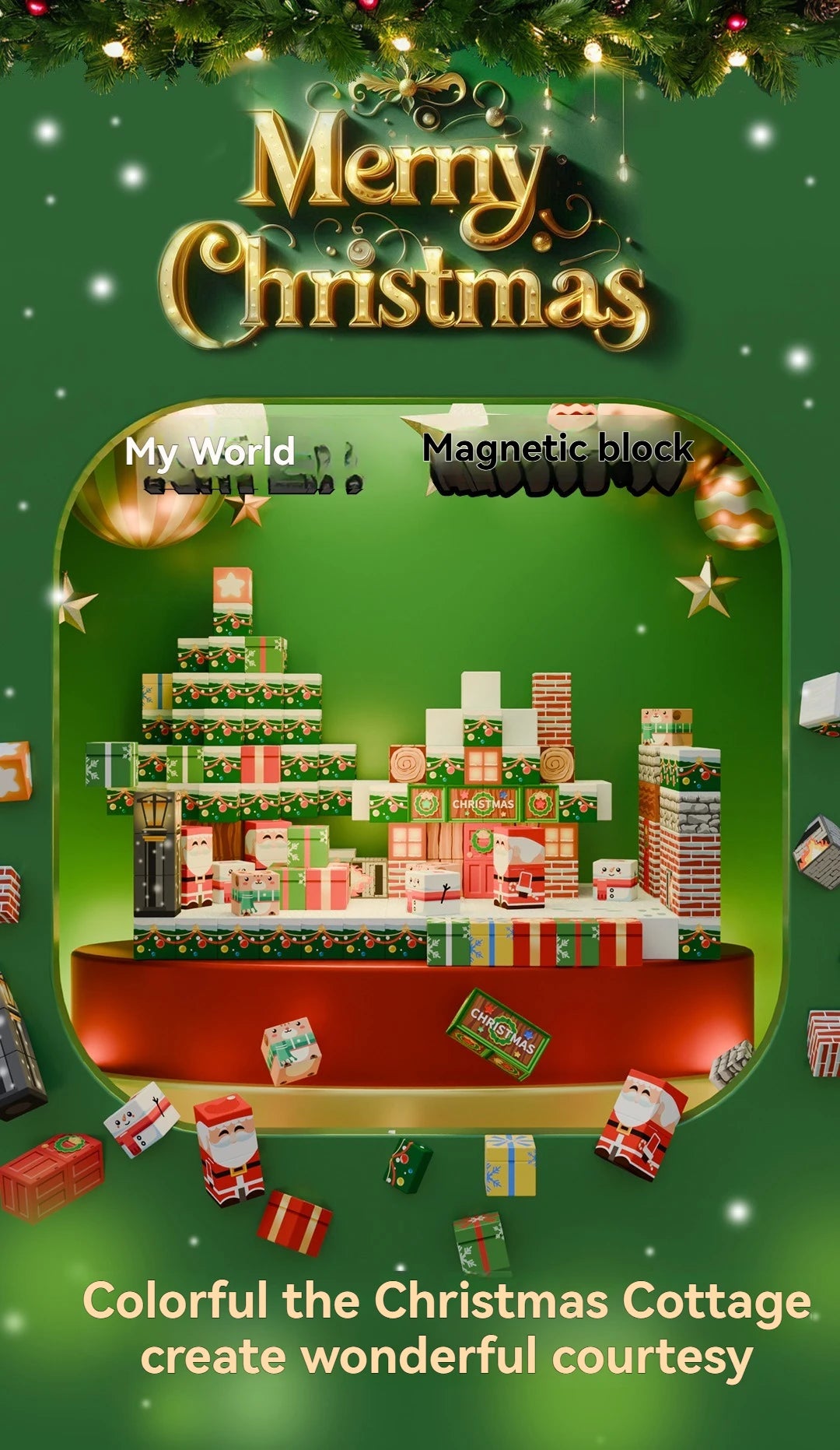Christmas Magnetic Blocks