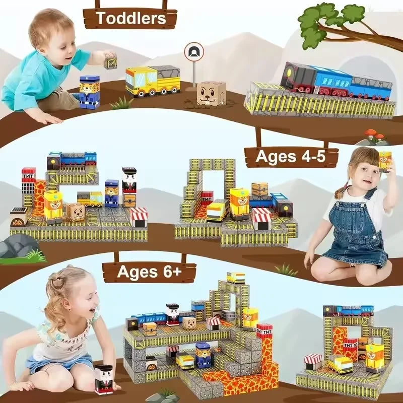 Magnetic Building Blocks Set